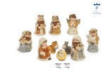 22196 - Set Presepe Spirale – 10 Soggetti Resina Set presepe spirale 5,3 cm e 7,7 cm 10 soggetti resina