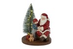 39307 - Babbo Natale Resina LED – 18×15×H 22 cm Babbo Natale resina LED 18×15×H 22 cm