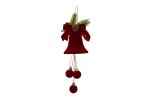 39402 - Appendino Campana Decorata Bordeaux – 10×27 cm Appendino campana decorata bordeaux 10×27 cm