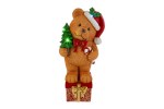 39590 - Orsetto Natalizio in Resina LED Multicolor – 18×16×H 37,5 cm Orsetto natalizio resina LED multicolor 18×16×H 37,5 cm