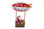 39592 - Babbo Natale Dirigibile Movimento LED – 22×11×H 26,5 cm Babbo Natale dirigibile movimento LED 22×11×H 26,5 cm